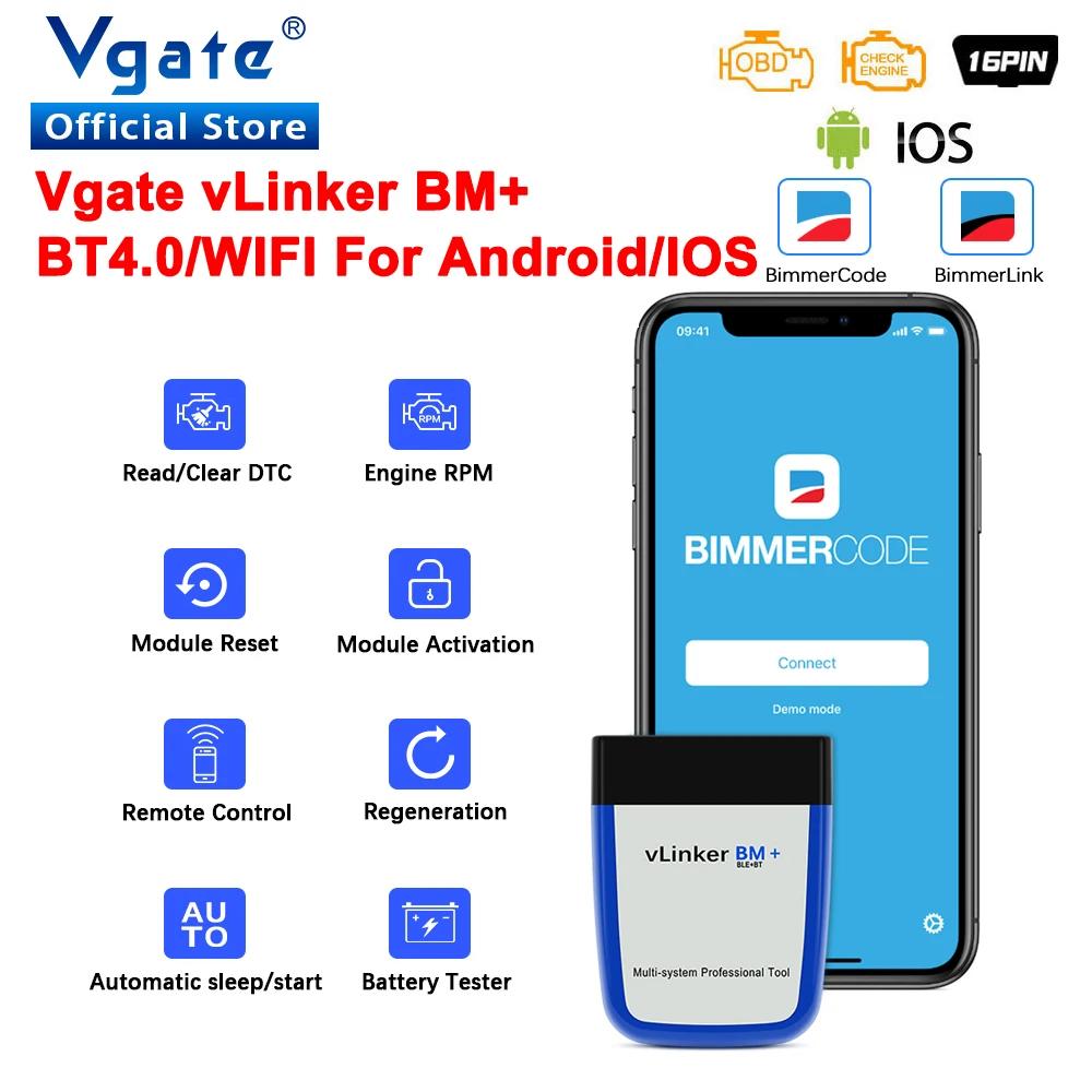 Vgate-vLinker BM ELM327 BMW ĳ wifi  4.0 OBD2 OBD 2   ڵ ĵ , ڵ ELM 327 V 1 5